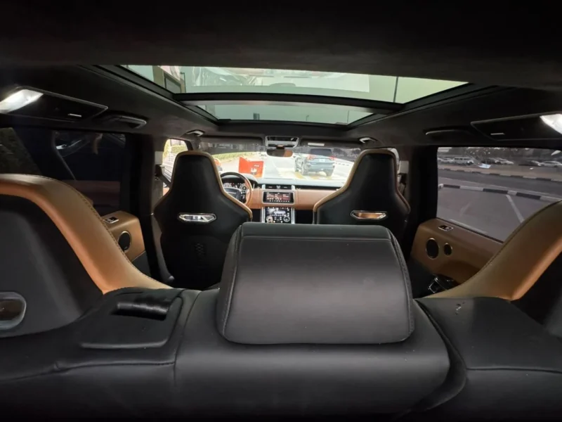 2019 Land Rover Range Rover Sport SVR 5L Supercharged V8 Petrol White Tan SUV