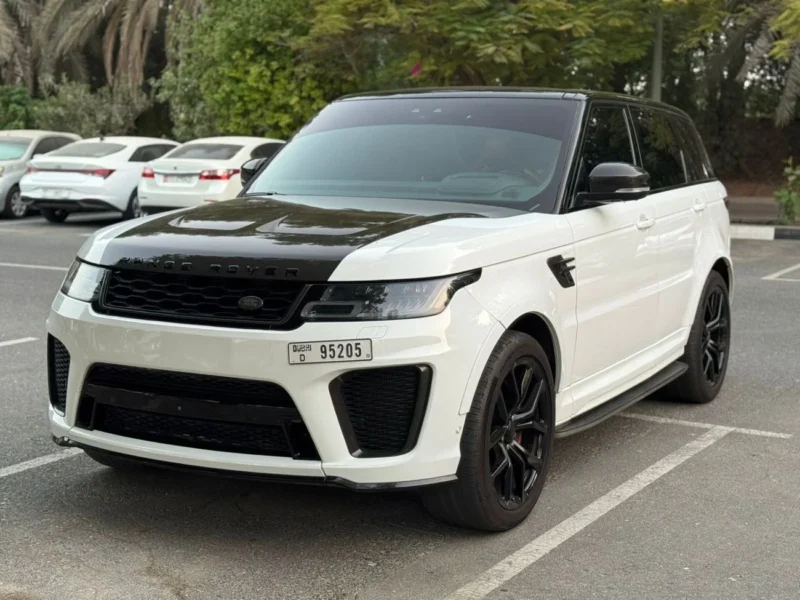 2019 Land Rover Range Rover Sport SVR 5L Supercharged V8 Petrol White Tan SUV