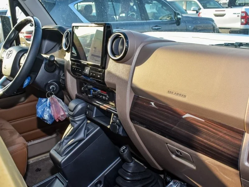 2024 Toyota Land Cruiser 70 Series 4.0-liter V6 Petrol Engine Beige Tan SUV GCC Specs