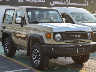 2024 Toyota Land Cruiser 70 Series 4.0-liter V6 Petrol Engine Beige Tan SUV GCC Specs