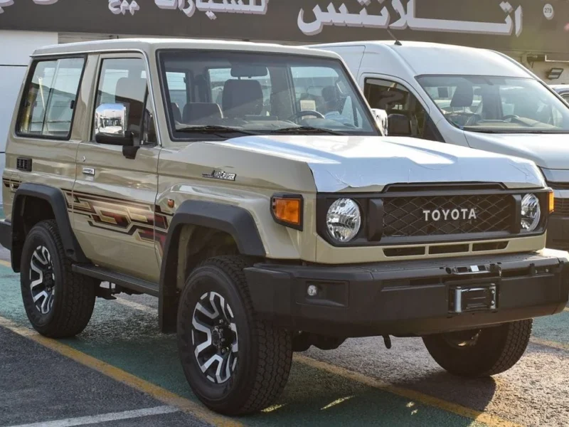 2024 Toyota Land Cruiser 70 Series 4.0-liter V6 Petrol Engine Beige Tan SUV GCC Specs