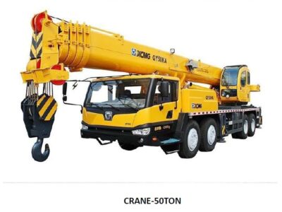 Crane 50Ton Available for rent on Daily, Weekly, Monthly and Yearly Basis
