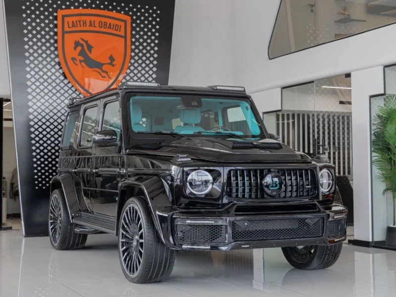 2024 Mercedes-Benz G 63 AMG 4MATIC Brabus Kit 800 4 L V8 Black Blue SUV Carbon Fiber