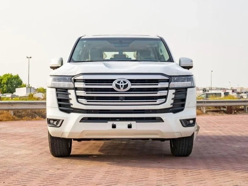 2024 Toyota Land Cruiser 300 GXR 3.5L V6 Twin Turbo Petrol Engine White Beige SUV GCC