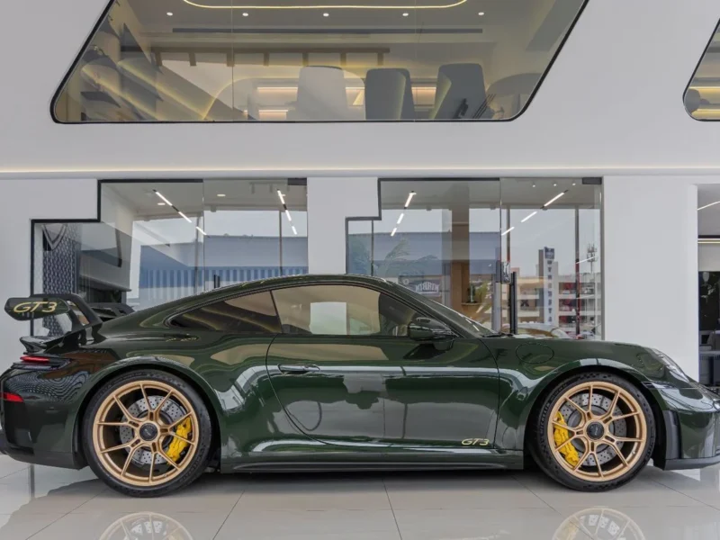 2026 Porsche CARRERA 911 GT3 New Facelift 4L 6 Cylinders Engine Green Black Coupe