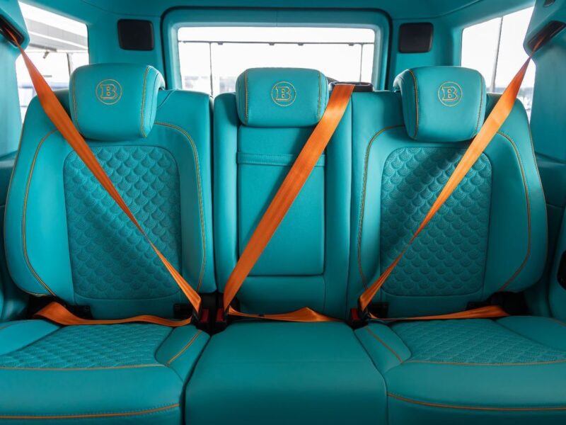 2024 Mercedes-Benz G 63 AMG 4MATIC Brabus Kit 800 4 L V8 Black Blue SUV Carbon Fiber