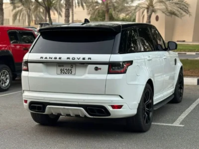 2019 Land Rover Range Rover Sport SVR 5L Supercharged V8 Petrol White Tan SUV