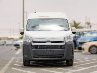 2024 Toyota Hiace High Roof 3.5L 6 Cylinder Petrol Engine MT White Grey Van GCC Specs