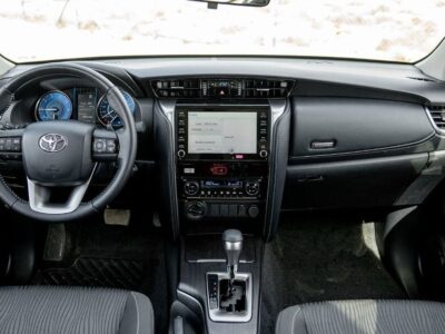 2024 Toyota Fortuner 2.4 Liter 4-cylinder Diesel Turbocharged Engine White Black SUV