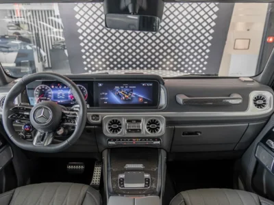 2025 Mercedes-Benz G 63 AMG 4MATIC 4L Biturbo V8 Double Night Package White Brown SUV