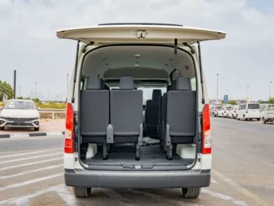 2024 Toyota Hiace High Roof 3.5L 6 Cylinder Petrol Engine MT White Grey Van GCC Specs