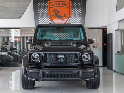 2024 Mercedes-Benz G 63 AMG 4MATIC Brabus Kit 800 4 L V8 Black Blue SUV Carbon Fiber