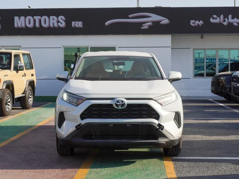 2025 Toyota RAV 4 2.5 Liters 4-Cylinder Petrol Engine White Beige SUV GCC Specs