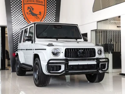 2025 Mercedes-Benz G 63 AMG 4MATIC 4L Biturbo V8 Double Night Package White Brown SUV