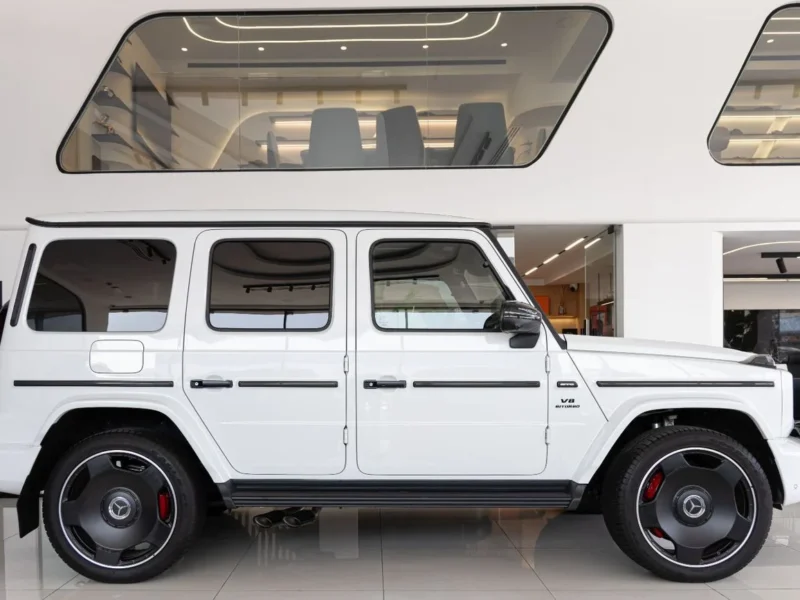 2025 Mercedes-Benz G 63 AMG 4MATIC 4L Biturbo V8 Double Night Package White Brown SUV