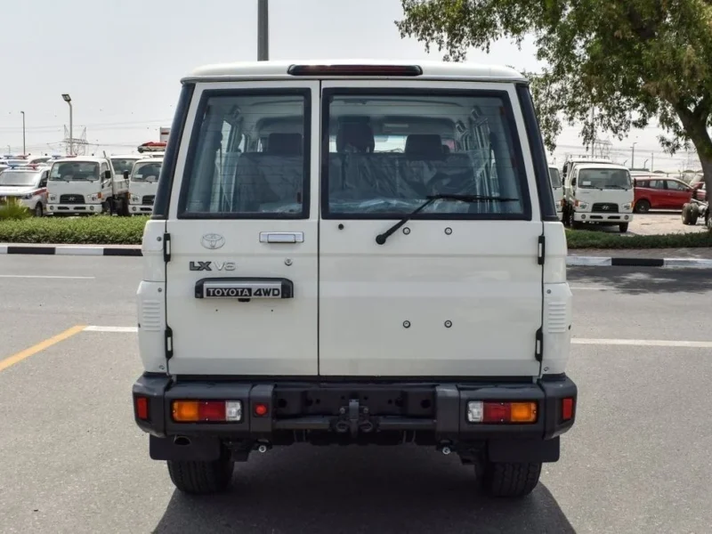 2024 Toyota Land Cruiser 70 Series 4.0-liter V6 Petrol Engine White Tan SUV GCC Specs