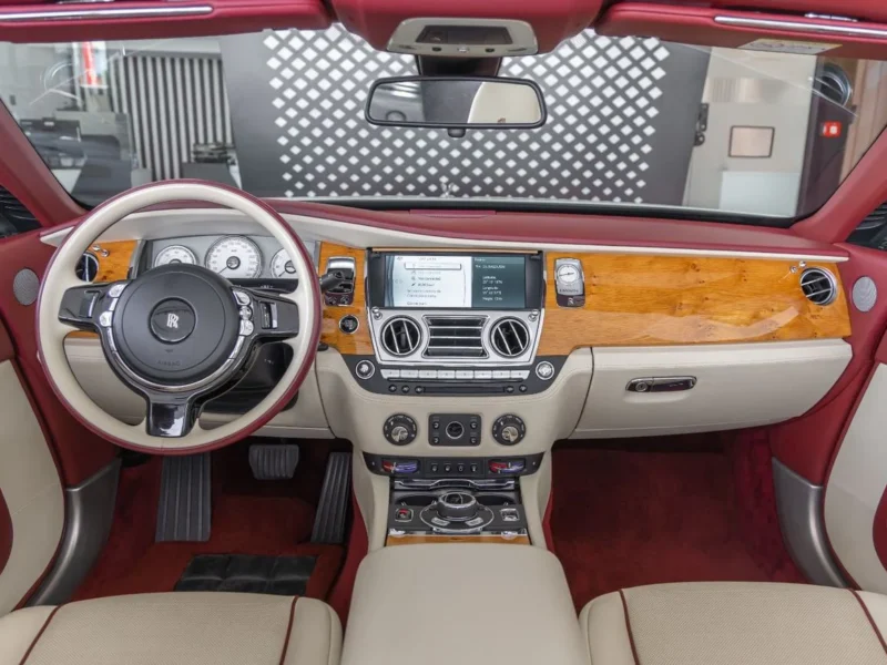 2017 Rolls-Royce Dawn 6.6 L 12 Cylinders Petrol Engine White Beige Convertible Fully Loaded