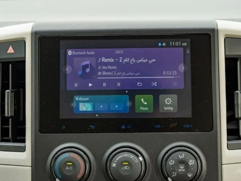 2024 Toyota Hiace High Roof 3.5L 6 Cylinder Petrol Engine MT White Grey Van GCC Specs