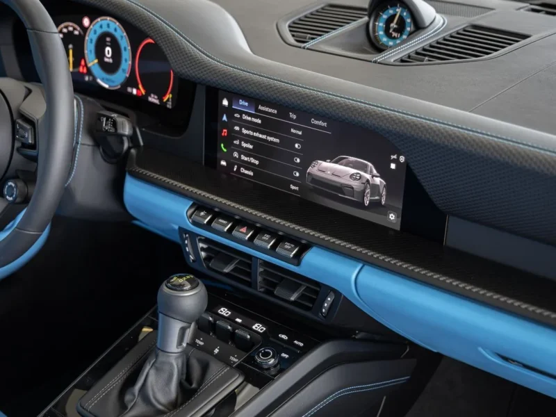 2026 PORSCHE 911 GT3 TOURING 4 L 6 Cylinders PCCB Ceramic Brakes Grey Blue Coupe