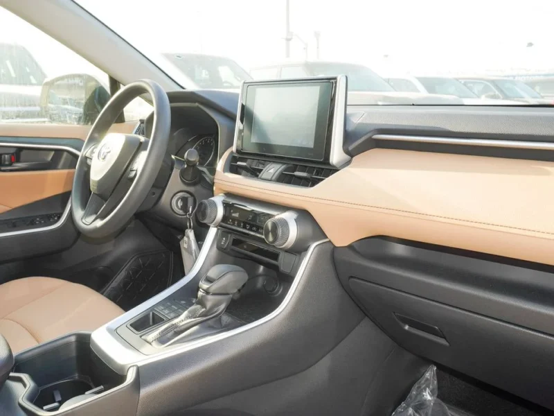 2025 Toyota RAV 4 2.5 Liters 4-Cylinder Petrol Engine White Beige SUV GCC Specs