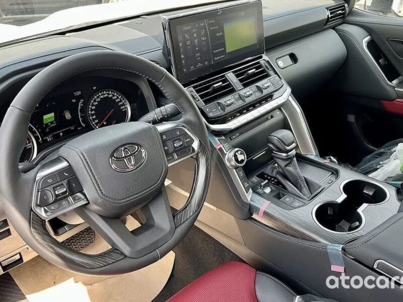 2026 Toyota Land Cruiser 3.5 Litres Twin Turbo V6 Petrol Engine Silver Red SUV Automatic