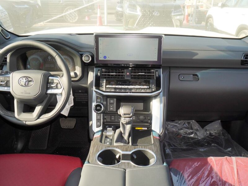 2025 Toyota Land Cruiser VXR 3.5L Twin Turbo V6 Petrol Engine Black Red SUV GCC