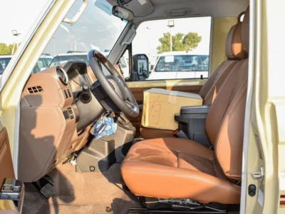 2024 Toyota Land Cruiser 70 Series 4.0-liter V6 Petrol Engine Beige Tan SUV GCC Specs
