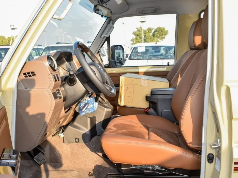 2024 Toyota Land Cruiser 70 Series 4.0-liter V6 Petrol Engine Beige Tan SUV GCC Specs