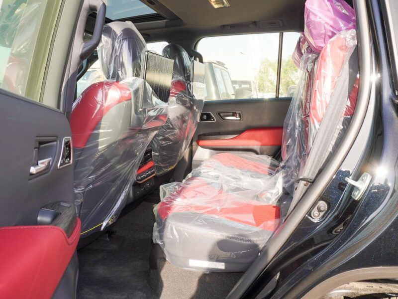 2025 Toyota Land Cruiser VXR 3.5L Twin Turbo V6 Petrol Engine Black Red SUV GCC
