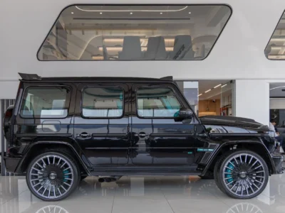 2024 Mercedes-Benz G 63 AMG 4MATIC Brabus Kit 800 4 L V8 Black Blue SUV Carbon Fiber