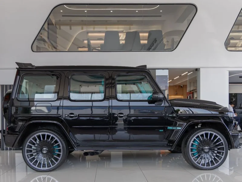 2024 Mercedes-Benz G 63 AMG 4MATIC Brabus Kit 800 4 L V8 Black Blue SUV Carbon Fiber