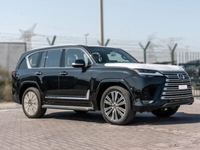 2026 Lexus LX 700h Signature 3.5-liter twin-turbo V6 Hybrid Engine Black Red SUV