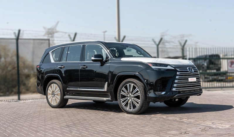 2026 Lexus LX 700h Signature 3.5-liter twin-turbo V6 Hybrid Engine Black Red SUV