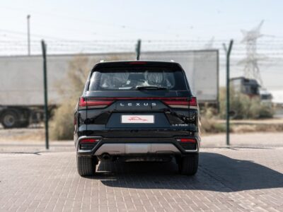 2026 Lexus LX 700h Signature 3.5-liter twin-turbo V6 Hybrid Engine Black Red SUV