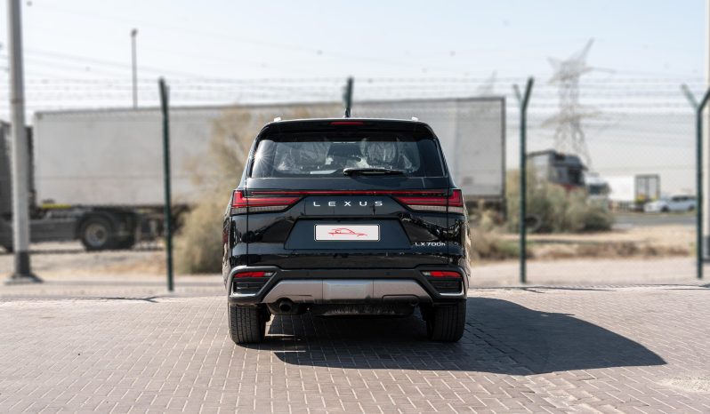 2026 Lexus LX 700h Signature 3.5-liter twin-turbo V6 Hybrid Engine Black Red SUV