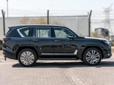 2026 Lexus LX 700h Signature 3.5-liter twin-turbo V6 Hybrid Engine Black Red SUV