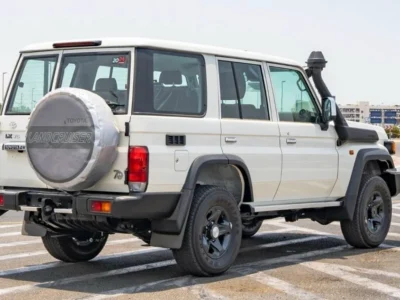 2024 Toyota Land Cruiser 70 Series 4.0-liter V6 Petrol Engine White Brown SUV GCC Specs