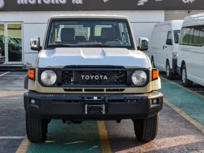 2024 Toyota Land Cruiser 70 Series 4.0-liter V6 Petrol Engine Beige Tan SUV GCC Specs