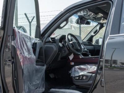 2026 Lexus LX 700h Signature 3.5-liter twin-turbo V6 Hybrid Engine Black Red SUV