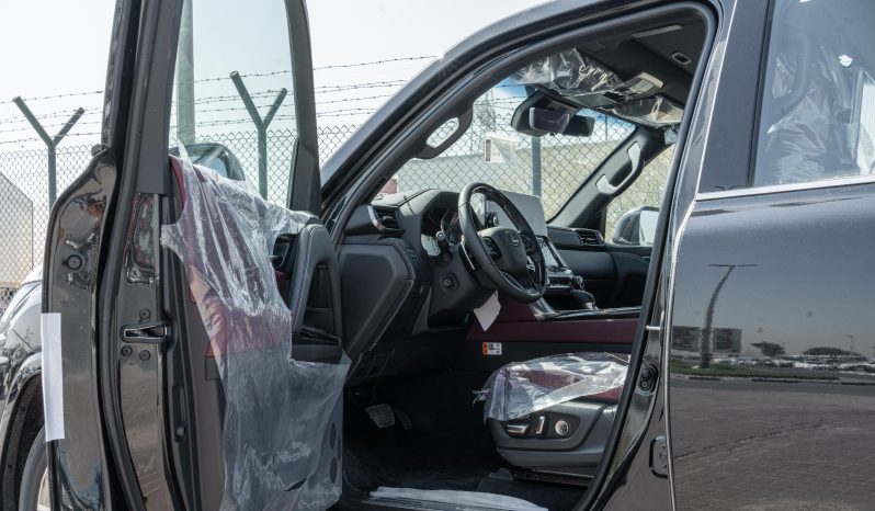 2026 Lexus LX 700h Signature 3.5-liter twin-turbo V6 Hybrid Engine Black Red SUV