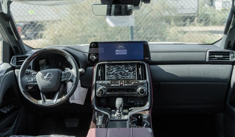 2026 Lexus LX 700h Signature 3.5-liter twin-turbo V6 Hybrid Engine Black Red SUV