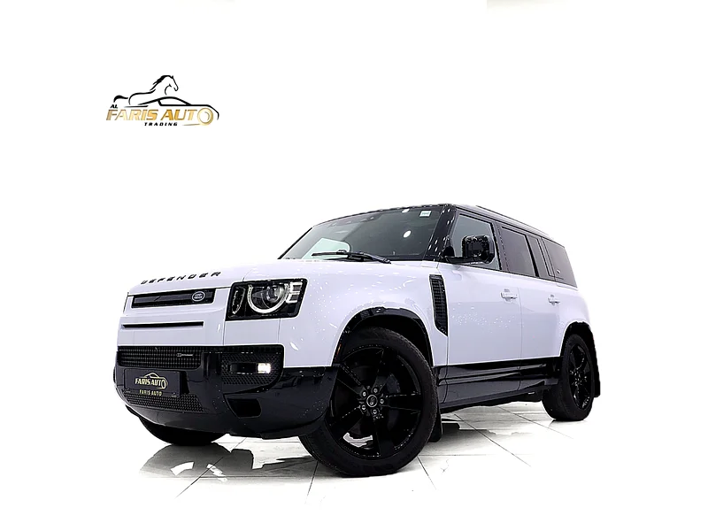 2023 Land Rover Defender 110 X-Dynamic HSE V6 Engine White Black SUV FULLY LOADED