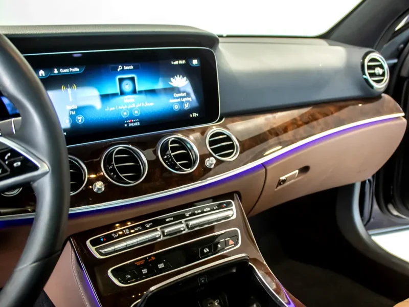 2023 Mercedes-Benz E-Class E 350 4 Cylinders Petrol Engine Blue Brown Sedan