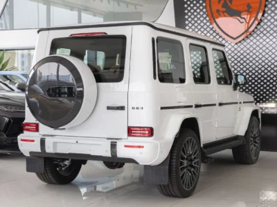 2026 Mercedes-Benz G 63 AMG 4.0L V8 Twin-Turbo Engine White Brown SUV Fully Carbon Fiber