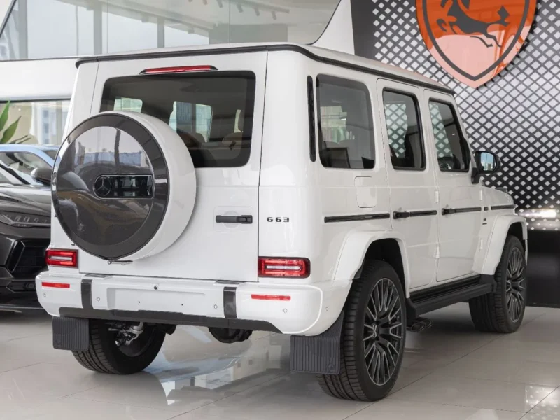 2026 Mercedes-Benz G 63 AMG 4.0L V8 Twin-Turbo Engine White Brown SUV Fully Carbon Fiber