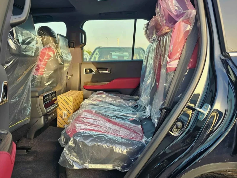 2024 Toyota Land Cruiser 3.3 Litres V6 Twin-Turbo Diesel Black Red SUV Top Variant With RADAR