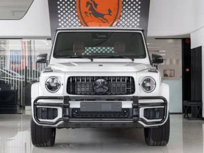 2026 Mercedes-Benz G 63 AMG 4.0L V8 Twin-Turbo Engine White Brown SUV Fully Carbon Fiber