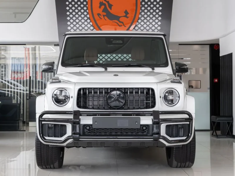 2026 Mercedes-Benz G 63 AMG 4.0L V8 Twin-Turbo Engine White Brown SUV Fully Carbon Fiber