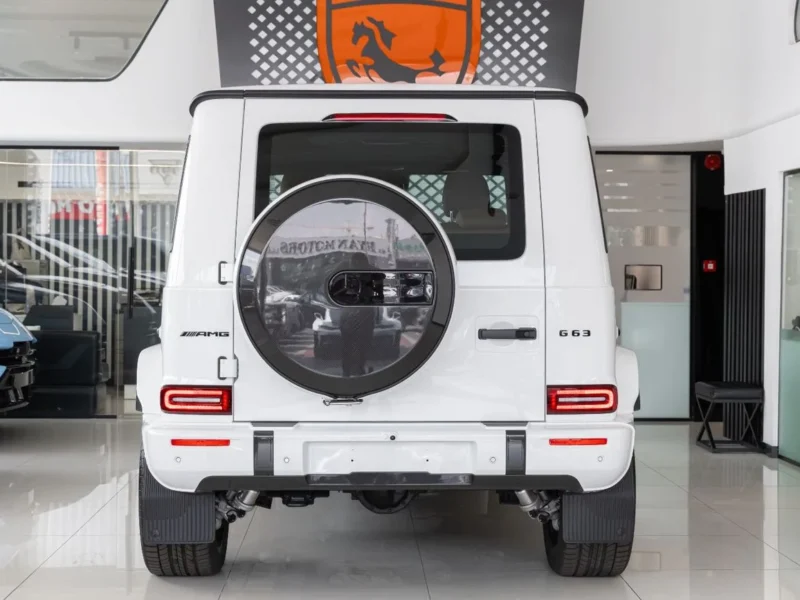 2026 Mercedes-Benz G 63 AMG 4.0L V8 Twin-Turbo Engine White Brown SUV Fully Carbon Fiber