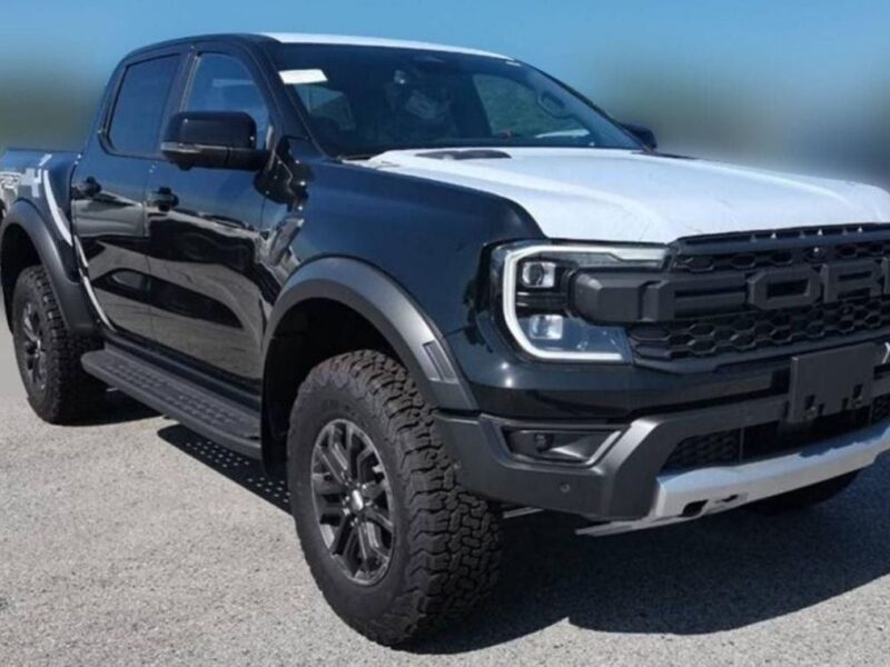 2025 Ford Ranger Raptor 3.0L EcoBoost V6 Twin-Turbo Petrol Engine Black Pickup Truck